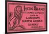 Lion Brand Coloured Matches-null-Framed Art Print