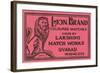 Lion Brand Coloured Matches-null-Framed Art Print