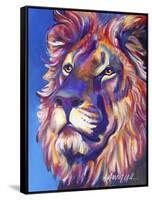 Lion - Cecil-Dawgart-Framed Stretched Canvas