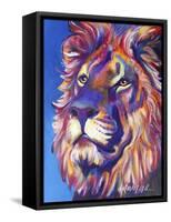 Lion - Cecil-Dawgart-Framed Stretched Canvas