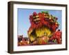 Lion Dance, Chinese New Year, Spring Festival, Beijing, China-Kober Christian-Framed Photographic Print