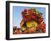 Lion Dance, Chinese New Year, Spring Festival, Beijing, China-Kober Christian-Framed Photographic Print