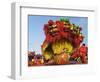 Lion Dance, Chinese New Year, Spring Festival, Beijing, China-Kober Christian-Framed Photographic Print