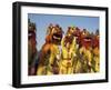 Lion dance performance celebrating Chinese New Year Beijing China - MR-Keren Su-Framed Photographic Print