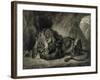 Lion de l'Atlas-Eugene Delacroix-Framed Giclee Print