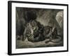 Lion de l'Atlas-Eugene Delacroix-Framed Giclee Print