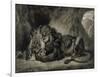 Lion de l'Atlas-Eugene Delacroix-Framed Giclee Print