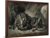 Lion de l'Atlas-Eugene Delacroix-Framed Giclee Print