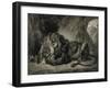 Lion de l'Atlas-Eugene Delacroix-Framed Giclee Print