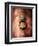 Lion Face Door Knocker in Florence-George Oze-Framed Premium Photographic Print