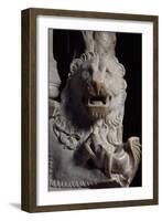 Lion Figure, Detail of Tomb of Catherine of Austria, 1323 Ca-Tino da Camaino-Framed Giclee Print