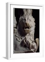 Lion Figure, Detail of Tomb of Catherine of Austria, 1323 Ca-Tino da Camaino-Framed Giclee Print