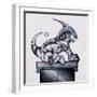 Lion Gargoyle XVI-Fernando Palma-Framed Premium Giclee Print