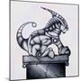 Lion Gargoyle XVI-Fernando Palma-Mounted Premium Giclee Print