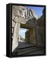 Lion Gate, Mycenae, Peloponnese, Greece, Europe-Oliviero Olivieri-Framed Stretched Canvas