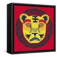 Lion Grove-null-Framed Stretched Canvas