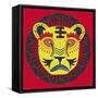 Lion Grove-null-Framed Stretched Canvas