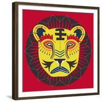 Lion Grove-null-Framed Giclee Print