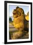 Lion Head in the Temple Complex of Borobodur, Java, Indonesia, Southeast Asia, Asia-Michael Runkel-Framed Photographic Print