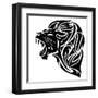 Lion Head-Cattallina-Framed Art Print