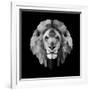 Lion Head-Lisa Kroll-Framed Art Print