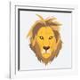 Lion Head-Rizal Masyhuri-Framed Art Print