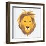 Lion Head-Rizal Masyhuri-Framed Art Print