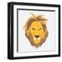 Lion Head-Rizal Masyhuri-Framed Art Print