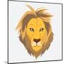 Lion Head-Rizal Masyhuri-Mounted Art Print