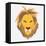 Lion Head-Rizal Masyhuri-Framed Stretched Canvas