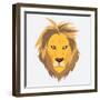 Lion Head-Rizal Masyhuri-Framed Art Print