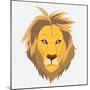 Lion Head-Rizal Masyhuri-Mounted Art Print