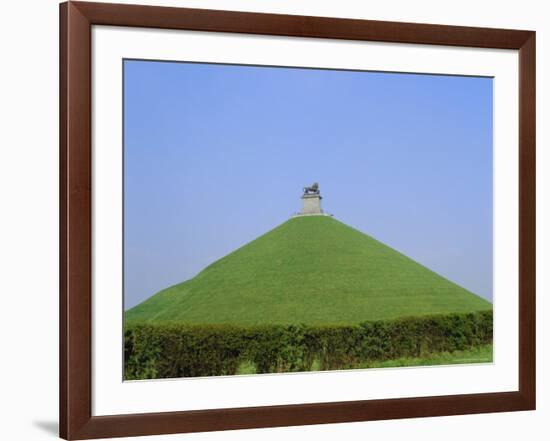 Lion Hill, Site of the Battle of Waterloo, Belgium-G Richardson-Framed Photographic Print