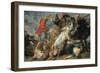 Lion Hunt, 1621-Peter Paul Rubens-Framed Giclee Print