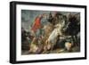 Lion Hunt, 1621-Peter Paul Rubens-Framed Giclee Print