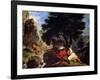 Lion Hunt in Morocco, 1854-Eugene Delacroix-Framed Giclee Print