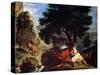 Lion Hunt in Morocco, 1854-Eugene Delacroix-Stretched Canvas