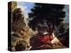 Lion Hunt in Morocco, 1854-Eugene Delacroix-Stretched Canvas