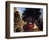 Lion Hunt in Morocco, 1854-Eugene Delacroix-Framed Giclee Print