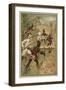 Lion Hunt-null-Framed Giclee Print