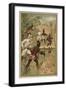 Lion Hunt-null-Framed Giclee Print