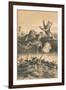 Lion Hunting At Night, c1880-null-Framed Giclee Print