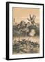 Lion Hunting At Night, c1880-null-Framed Giclee Print