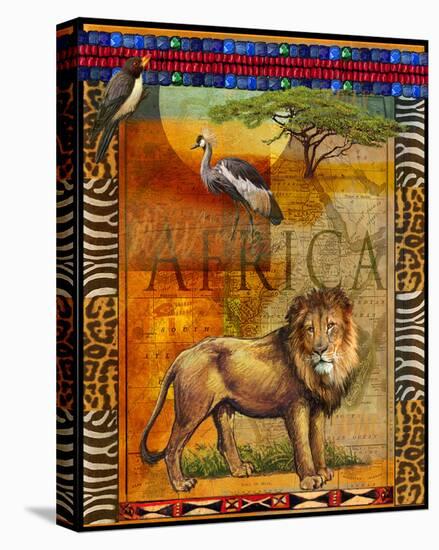 Lion I-Chris Vest-Stretched Canvas