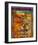 Lion I-Chris Vest-Framed Art Print