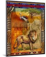 Lion I-Chris Vest-Mounted Art Print