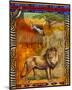 Lion I-Chris Vest-Mounted Art Print