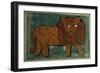 Lion II-Leslie Xuereb-Framed Giclee Print