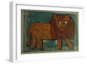 Lion II-Leslie Xuereb-Framed Giclee Print