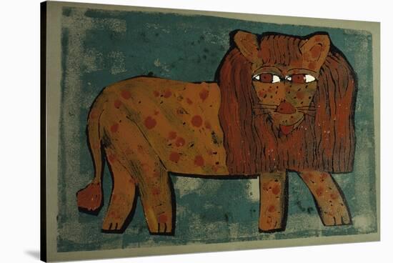 Lion II-Leslie Xuereb-Stretched Canvas